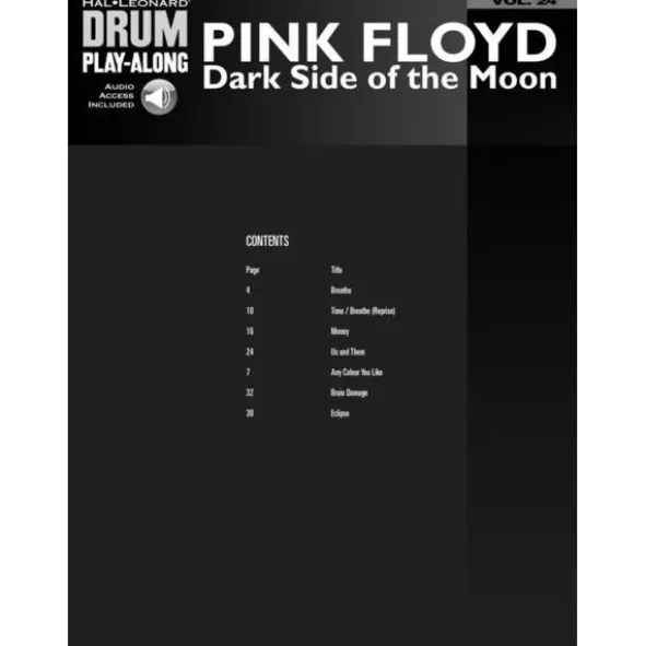 Hal Leonard Drum Play-Along Pink Floyd