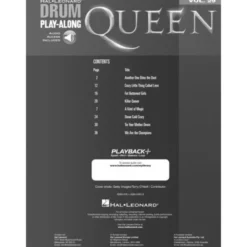Hal Leonard Drum Play-Along Queen