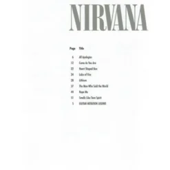 Hal Leonard Easy Guitar Play-Al. Nirvana