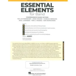 Hal Leonard Essential Elements Band Bass