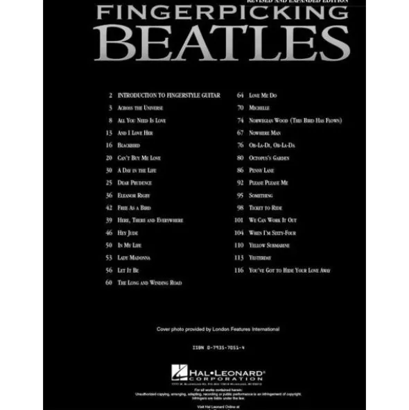 Hal Leonard Fingerpicking Beatles