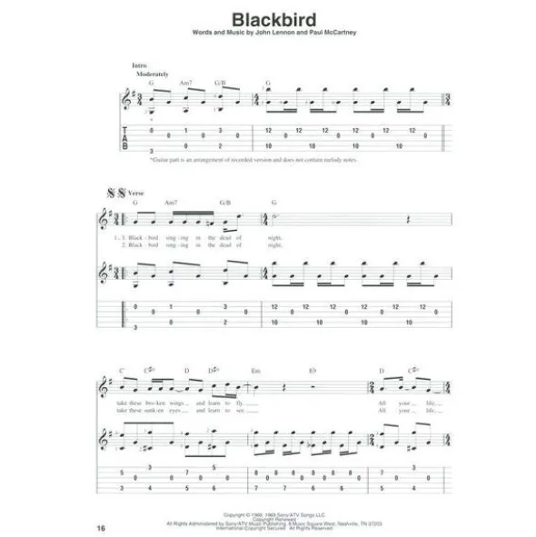 Hal Leonard Fingerpicking Beatles