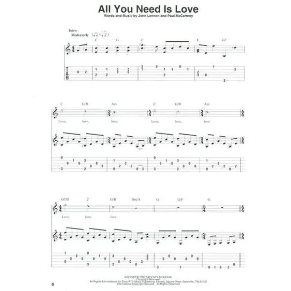 Hal Leonard Fingerpicking Beatles