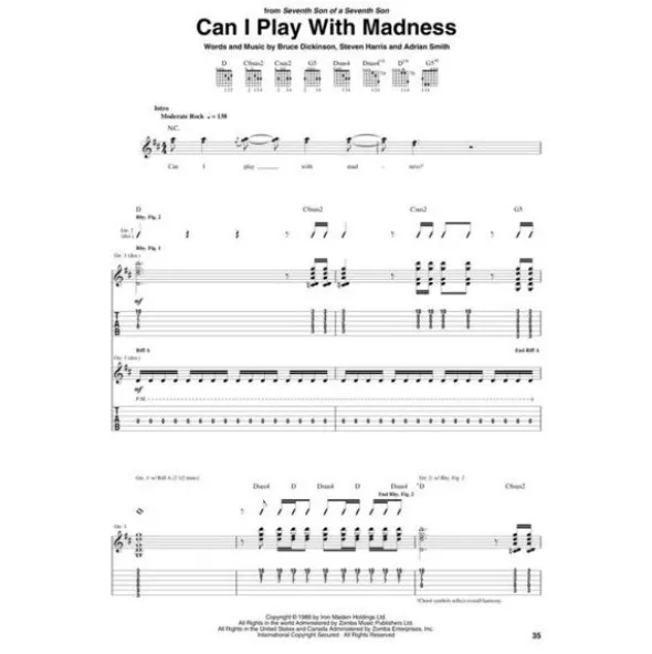 Hal Leonard Iron Maiden Anthology