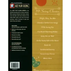 Hal Leonard Jazz Play-Along Best Of Swing
