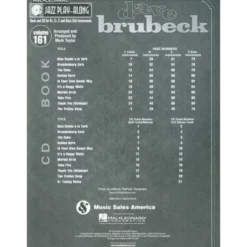 Hal Leonard Jazz Play-Along Dave Brubeck