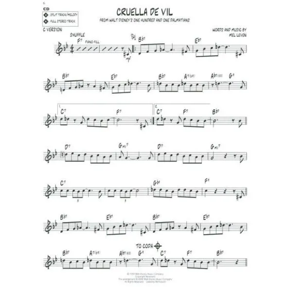Hal Leonard Jazz Play-Along Disney Classic