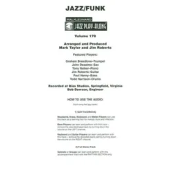 Hal Leonard Jazz Play-Along Jazz/Funk
