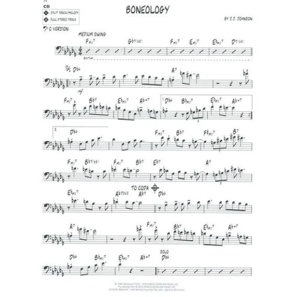 Hal Leonard Jazz Play-Along J.J.Johnson