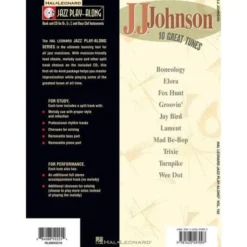 Hal Leonard Jazz Play-Along J.J.Johnson
