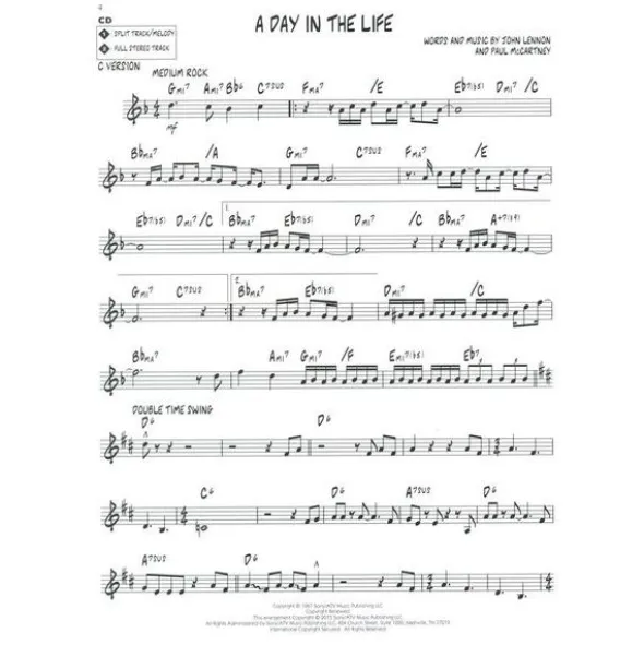 Hal Leonard Jazz Play-Along John Lennon