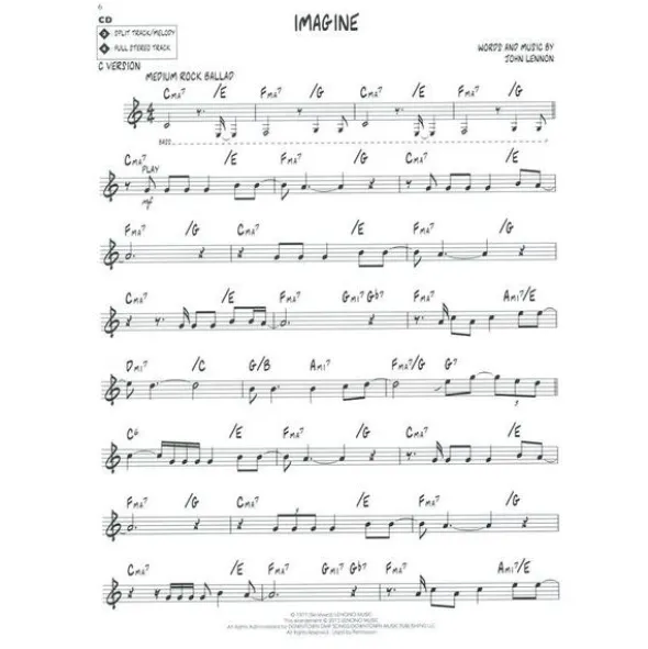Hal Leonard Jazz Play-Along John Lennon