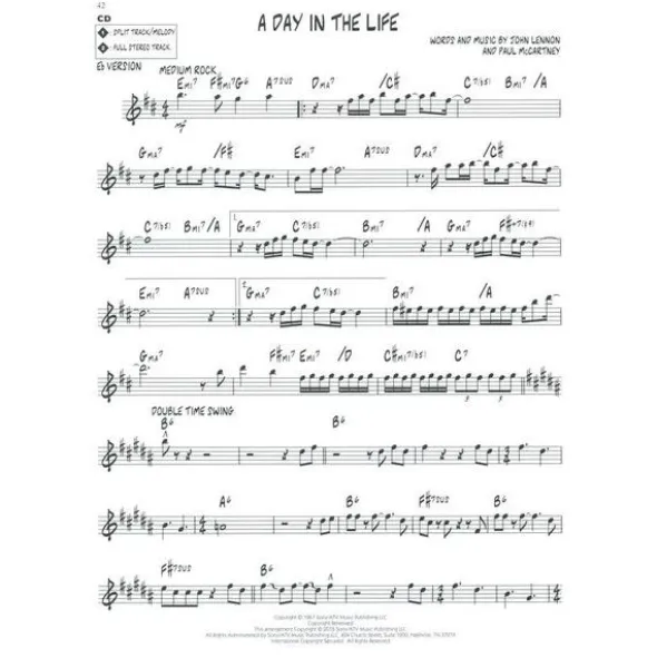 Hal Leonard Jazz Play-Along John Lennon