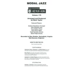 Hal Leonard Jazz Play-Along Modal Jazz