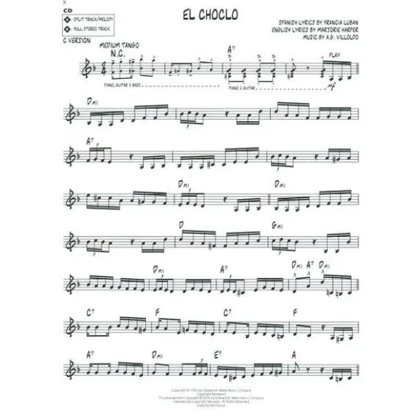 Hal Leonard Jazz Play-Along Tango