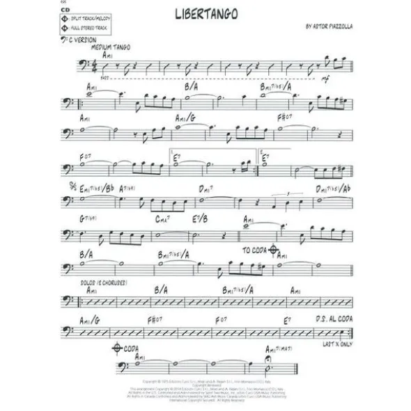Hal Leonard Jazz Play-Along Tango