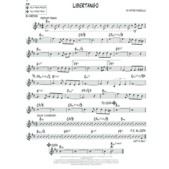 Hal Leonard Jazz Play-Along Tango