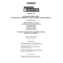 Hal Leonard Jazz Play-Along Tango