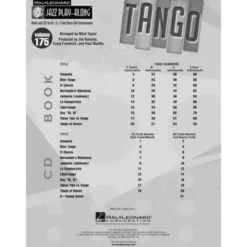 Hal Leonard Jazz Play-Along Tango