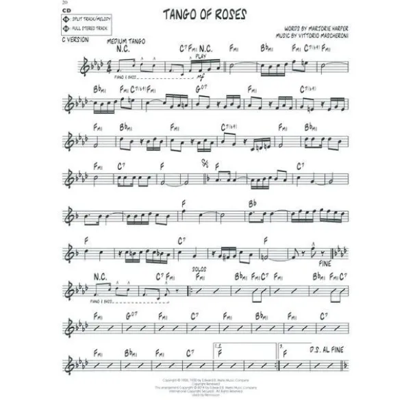 Hal Leonard Jazz Play-Along Tango