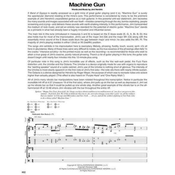 Hal Leonard Jimi Hendrix Complete Scores