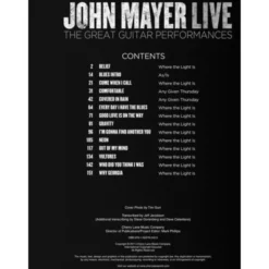 Hal Leonard John Mayer Live