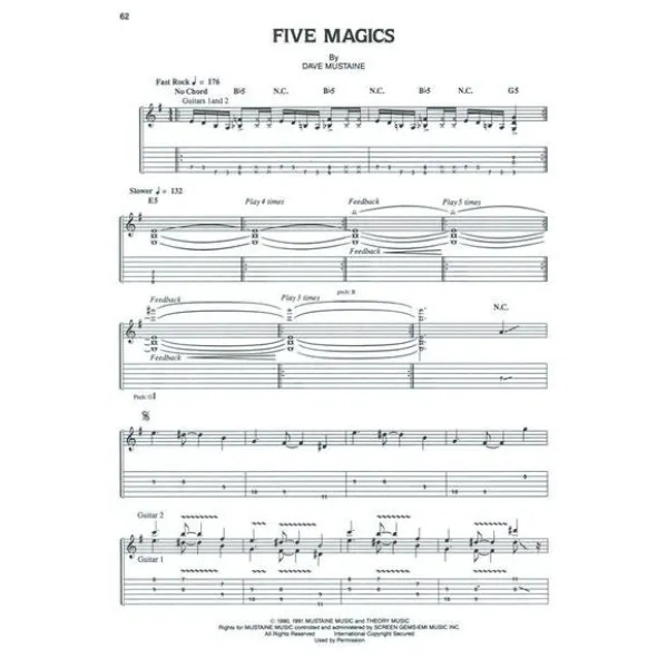 Hal Leonard Megadeth Rust In Peace