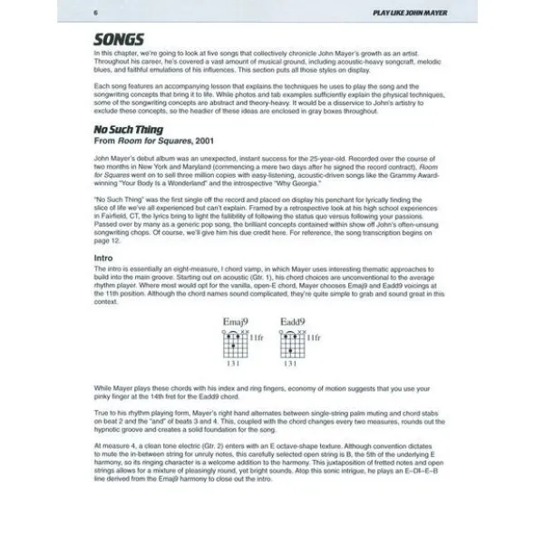 Hal Leonard Play Like John Mayer
