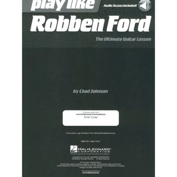 Hal Leonard Play Like Robben Ford