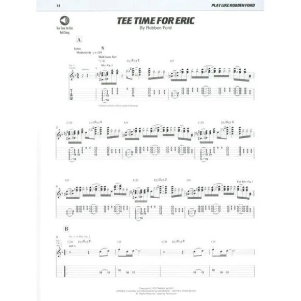 Hal Leonard Play Like Robben Ford