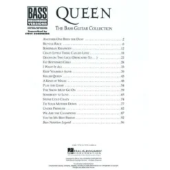 Hal Leonard Queen The Bass Guitar Collect