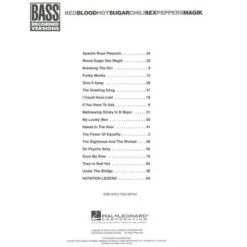Hal Leonard Red Hot Chili Blood Bass