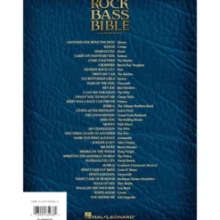 Hal Leonard Rock Bass Bible