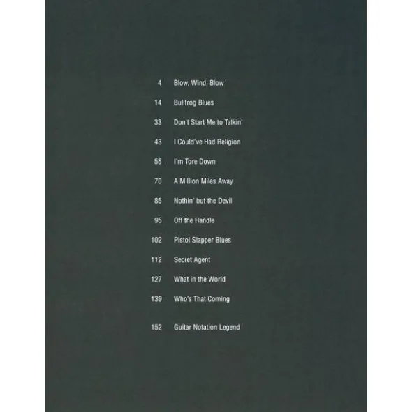 Hal Leonard Selections From Rory Gallagher