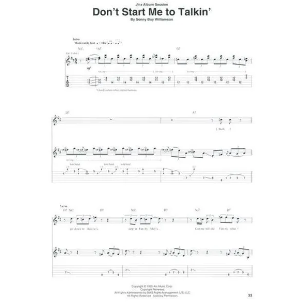 Hal Leonard Selections From Rory Gallagher
