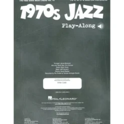 Hal Leonard 1970s Jazz Play-Along