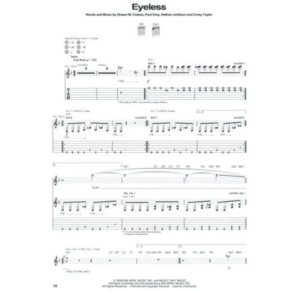 Hal Leonard Slipknot