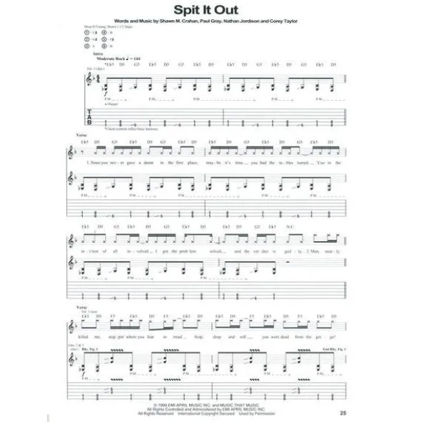 Hal Leonard Slipknot