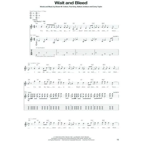 Hal Leonard Slipknot
