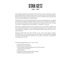 Hal Leonard Stan Getz Omnibook C