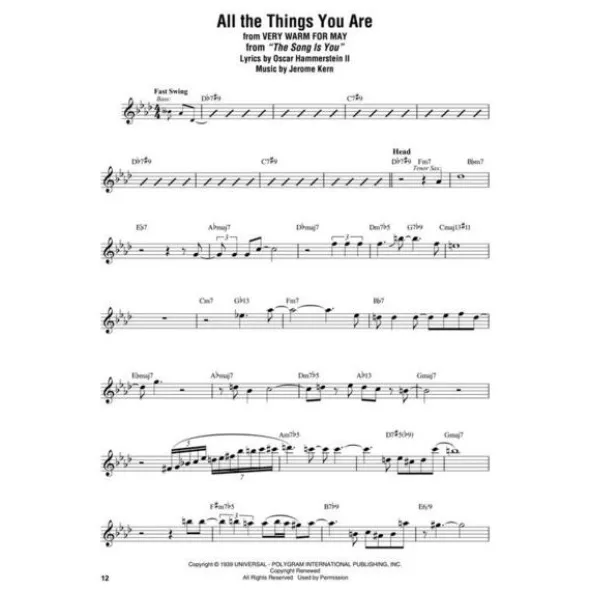 Hal Leonard Stan Getz Omnibook C