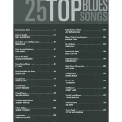 Hal Leonard Tab+ 25 Top Blues Songs