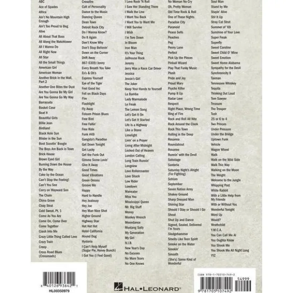 Hal Leonard The Bassist's Fake Book