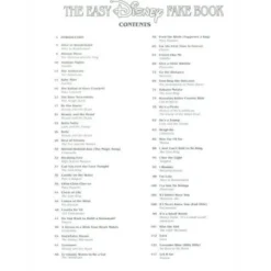 Hal Leonard The Easy Disney Fake Book