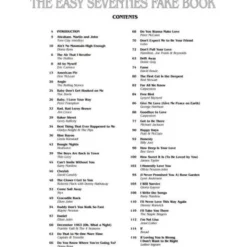 Hal Leonard The Easy Seventies Fake Book