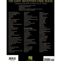 Hal Leonard The Easy Seventies Fake Book