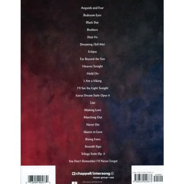 Hal Leonard Yngwie Malmsteen Anthology