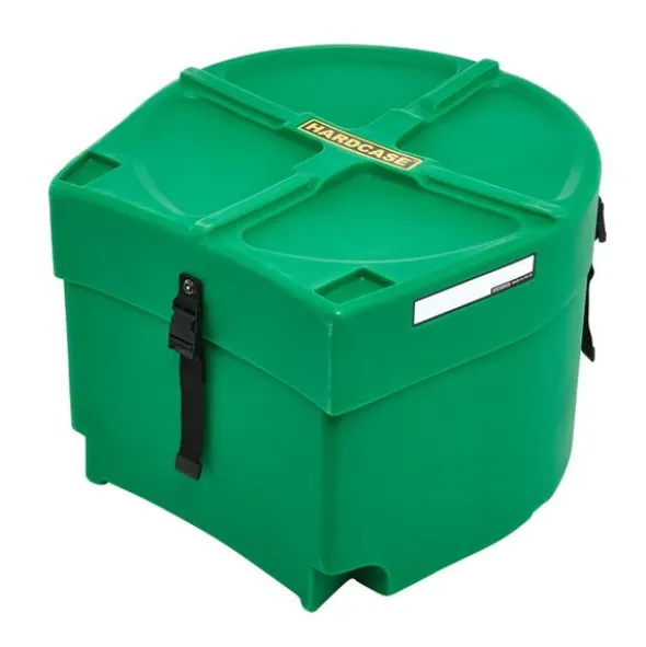Hardcase 18" F.Tom Case F.Lined D.Green