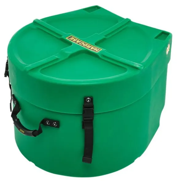 Hardcase 18" F.Tom Case F.Lined D.Green