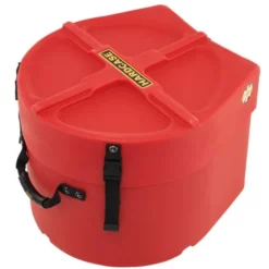 Hardcase 14" F.Tom Case F.Lined Red